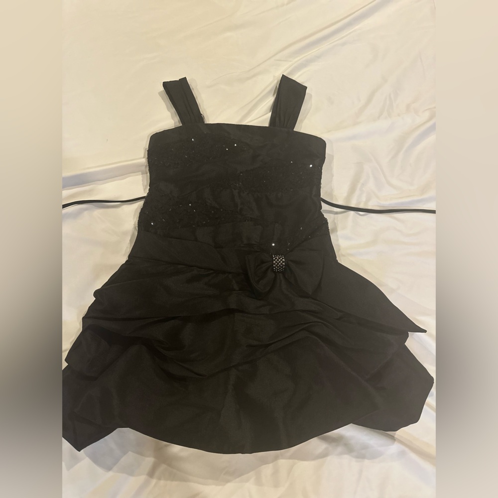 Girls My Michelle Black Formal Dress